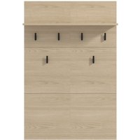 Home affaire Garderobenpaneel "Rathlin, Wandregal Wandpaneel, Wandgarderobe praktisch & stillvoll" mit 6 Kleiderhaken und Ablage für Accessoires, Breite 77 cm Home affaire Garderobenpaneel "Rathlin, Wandregal Wandpaneel, Wandgarderobe praktisch & stillvoll" mit 6 Kleiderhaken und Ablage für Accessoires, Breite 77 cm von home affaire