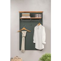 Home affaire Garderobenpaneel "Vienna", (1 St.), Wandgarderobe mit Hutablage, Kleiderstange und 3 Haken - 77/28/123 cm von home affaire