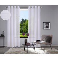Home affaire Gardine "Authal", (1 St.), Jacquardgardine mit Chenillefaden von home affaire