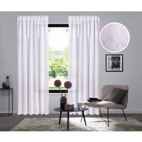 Home affaire Gardine "Riedbach" Multifunktionsband 1 Stk. tlg. mit floraler Bordüre von home affaire