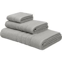 Home affaire Handtuch Set "Cerdon, Premium Handtücher mit Bordüre, Handtuch-Set", (Set, 3 St., 1 Gästetuch (30x50 cm)-1 Handtuch (50x100 cm)-1 Duschtuch (70x140 cm) von home affaire