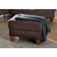 Home affaire Hocker "Texel", mit Federkern und Kontrastnaht, Füße Buche eichefarben von home affaire
