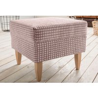Home affaire Hocker "Asino", mit Hahnentritt-Bezug von home affaire