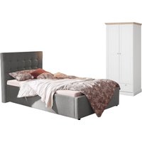 Home affaire Jugendzimmer-Set "Hamar-Binz", (Set, 2 St.), Polsterbett und Kleiderschrank von home affaire