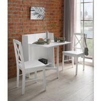Home affaire Klapptisch "Dinant" im Landhaus-Stil gehalten, platzsparend, einklappbar, Breite 84 cm von home affaire