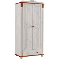 Home affaire Kleiderschrank "Adele" 4 Breiten: 92/130/169/207 H/T ca. 191/54 cm, aus massiver Kiefer,Spiegel beim 4-und 5-trg.Schrank, Innenausstattung Home affaire Kleiderschrank "Adele" 4 Breiten: 92/130/169/207 H/T ca. 191/54 cm, aus massiver Kiefer,Spiegel beim 4-und 5-trg.Schrank, Innenausstattung von home affaire