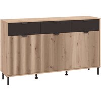 Home affaire Kommode "Mayenne Sideboard, Schubladenschrank, Kommode, Anrichte, Breite 157cm", Wohnzimmermöbel, Schlafzimmermöbel, mit Drehtüren und drei Schubladen Home affaire Kommode "Mayenne Sideboard, Schubladenschrank, Kommode, Anrichte, Breite 157cm", Wohnzimmermöbel, Schlafzimmermöbel, mit Drehtüren und drei Schubladen von home affaire