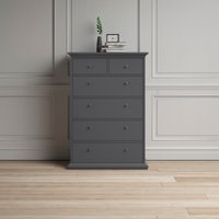 Home affaire Sideboard "Paris", mit vielen Stauraummöglichkeiten und Rahmenoptik, Breite Höhe 140 cm von home affaire