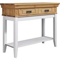 Home affaire Nachttisch "Vinales; Konsolentisch, Beistelltisch ideal für Boxspringbetten", Aus massiver Kiefer, mit Fräsungen Home affaire Nachttisch "Vinales; Konsolentisch, Beistelltisch ideal für Boxspringbetten", Aus massiver Kiefer, mit Fräsungen von home affaire