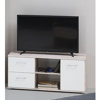 Home affaire Lowboard "Lowboard "Rieke"" 1 Stk. tlg. 2 Schubkästen, 1 Drehtür, 2 offene Fächer von home affaire