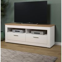 Home affaire Lowboard "Nybro TV-Kommode" TV-Unterteil mit 2 Schubladen & 2 Fächern - (B/T/H) 148/45/59 cm von home affaire