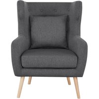 Home affaire Ohrensessel "Yamuna" mit Sitzpolsterung, Gestell und Füße aus Massivholz, Sitzhöhe 47 cm von home affaire