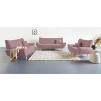 Home affaire Polstergarnitur "Basta" 3 Stk. tlg. Komfortable Wellenunterfederung von home affaire