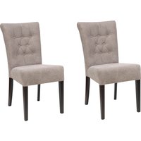 Home affaire Esszimmerstuhl "Queen BESTSELLER", (Set), 2 St., Feinstruktur, Polsterstuhl mit Knopfheftung, 2er, 4er oder 6er Set von home affaire