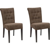 Home affaire Esszimmerstuhl "Queen BESTSELLER", (Set), 6 St., Feinstruktur, Polsterstuhl mit Knopfheftung, 2er, 4er oder 6er Set von home affaire