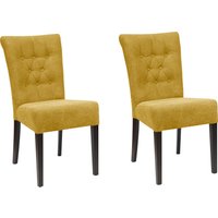 Home affaire Esszimmerstuhl "Queen BESTSELLER", (Set), 6 St., Feinstruktur, Polsterstuhl mit Knopfheftung, 2er, 4er oder 6er Set von home affaire