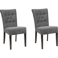Home affaire Esszimmerstuhl "Queen BESTSELLER", (Set), 6 St., Feinstruktur, Polsterstuhl mit Knopfheftung, 2er, 4er oder 6er Set von home affaire