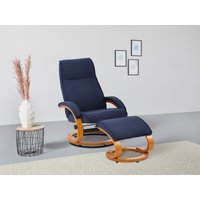 Home affaire Relaxsessel "Paris TV-Sessel, Liegesessel, manuell verstellbar,", (Set, 2 St., bestehend aus Sessel und Hocker) von home affaire