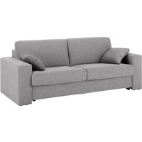 Home affaire Schlafsofa "Roma Matratzenhöhe 14 cm", Dauerschlaffunktion, mit Unterfederung, Lattenrost, Matratze von home affaire