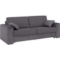 Home affaire Schlafsofa "Roma Matratzenhöhe 14 cm", Dauerschlaffunktion, mit Unterfederung, Lattenrost, Matratze von home affaire