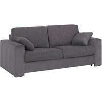 Home affaire Schlafsofa "Roma Matratzenhöhe 14 cm", Dauerschlaffunktion, mit Unterfederung, Lattenrost, Matratze von home affaire