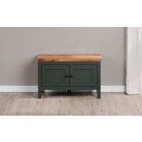 Home affaire Schuhbank "Vienna", (1 St.), Sitzbank Landhausstil mit 2 Fächern - (B/T/H) 77/48/39 cm von home affaire