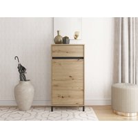 Home affaire Schuhkommode "Arran, Schuhregal, Schuhschrank" zwei Regale und eine Schublade. Gesamtbreite 54,5 cm von home affaire