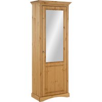 Home affaire Schuhschrank "Rustic" aus massiver Kiefer, mit Spiegel, für ca. 16 Paar Schuhe von home affaire