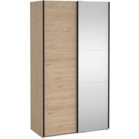 Home affaire Schwebetürenschrank "Como, Kleiderschrank, Schlafzimmerschrank" 1 Schwebetür, 1 Spiegelschiebetür, Kleiderstange, Einlegeboden von home affaire