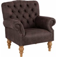 Home affaire Sessel "Lord", mit echter Chesterfield-Knopfheftung und Ziernägeln von home affaire
