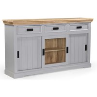 Home affaire Sideboard "Alpinist" mit 3 Schiebetüren, handgefertigt, Unika-Möbel, Breite 160 cm Home affaire Sideboard "Alpinist" mit 3 Schiebetüren, handgefertigt, Unika-Möbel, Breite 160 cm von home affaire