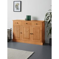 Home affaire Sideboard "Liotta", mit 2 Schubkasten u. 2 verstellbare Einlegeböden, massives Kiefernholz von home affaire