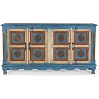 Home affaire Sideboard "Mahar" mit aufwendiger Schnitzerei, handgefertigt, Unika-Möbel, Breite 160 cm von home affaire