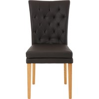 Home affaire Esszimmerstuhl "Colorado BESTSELLER Polsterstuhl", (Set), 6 St., Kunstleder, Beine in eiche oder nussbaum. Im 2er, 4er oder 6er-Set von home affaire