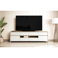 Home affaire TV-Schrank "Stranda, moderner TV-Unterschrank, Kommode im Scandi-Style, Lowboard" Rahmenoptik, ausreichend Stauraum, vielseitig einsetzbar, 193 cm breit von home affaire