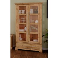Home affaire Vitrine "Meliss", Höhe 169 cm, Breite 94 cm, 2-türig, Kiefer massiv, FSC von home affaire