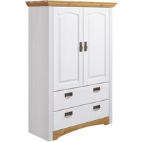 Home affaire Wäscheschrank "Konrad", (2 Breiten: 94/133 cm H/T ca. 132/39 cm), aus massiver Kiefer, mit viel Stauraum von home affaire