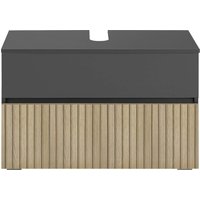 Home affaire Waschbeckenunterschrank "Wisla" Siphonausschnitt, Push-to-open-Funktion, Breite 80 cm, Höhe 55 cm von home affaire