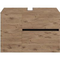 Home affaire Waschbeckenunterschrank "Wisla" für Wandmontage, Siphonausschnitt, Push-to-open-Funktion, Breite 80 cm von home affaire