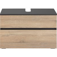 Home affaire Waschbeckenunterschrank "Wisla" Siphonausschnitt, Push-to-open-Funktion, Breite 80 cm, Höhe 55 cm Home affaire Waschbeckenunterschrank "Wisla" Siphonausschnitt, Push-to-open-Funktion, Breite 80 cm, Höhe 55 cm von home affaire