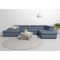 Home affaire Wohnlandschaft "Alberto U-Form" mit Kopfteilverstellung, wahlweise mit Bettfunktion Home affaire Wohnlandschaft "Alberto U-Form" mit Kopfteilverstellung, wahlweise mit Bettfunktion von home affaire