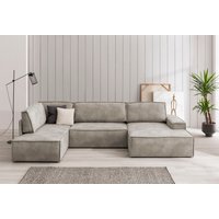 Home affaire Wohnlandschaft "SHERWOOD XXL 329 cm Schlafsofa, U-Form" von home affaire