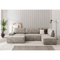 Home affaire Wohnlandschaft "SHERWOOD XXL 329 cm Schlafsofa, U-Form" von home affaire