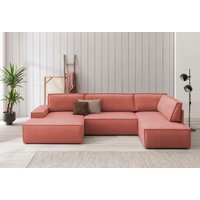 Home affaire Wohnlandschaft "SHERWOOD XXL 329 cm Schlafsofa, U-Form" von home affaire