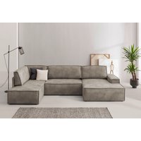 Home affaire Wohnlandschaft "SHERWOOD XXL 329 cm Schlafsofa, U-Form" von home affaire