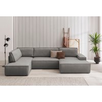 Home affaire Wohnlandschaft "SHERWOOD XXL 329 cm Schlafsofa, U-Form" von home affaire