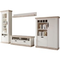 Home affaire Wohnwand "Florenz, Anbauwand im Landhausstil, Komplettset mit Metallgriffen" Set, 4 Stk. tlg. von home affaire