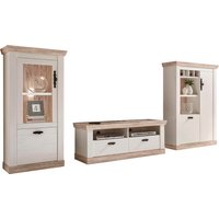 Home affaire Wohnwand "Florenz, Anbauwand im Landhausstil, Komplettset mit Metallgriffen" 3 Stk. tlg. Home affaire Wohnwand "Florenz, Anbauwand im Landhausstil, Komplettset mit Metallgriffen" 3 Stk. tlg. von home affaire