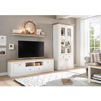 Home affaire Wohnwand "Westminster TOPSELLER" Set, Vitrine, Lowboard, Wandregal, 3 Stk. tlg. von home affaire