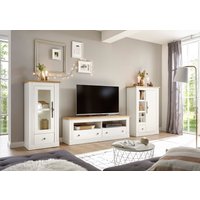 Home affaire Wohnwand "Westminster TOPSELLER" Set, Vitrine, Lowboard, Kommode, 3 Stk. tlg. von home affaire